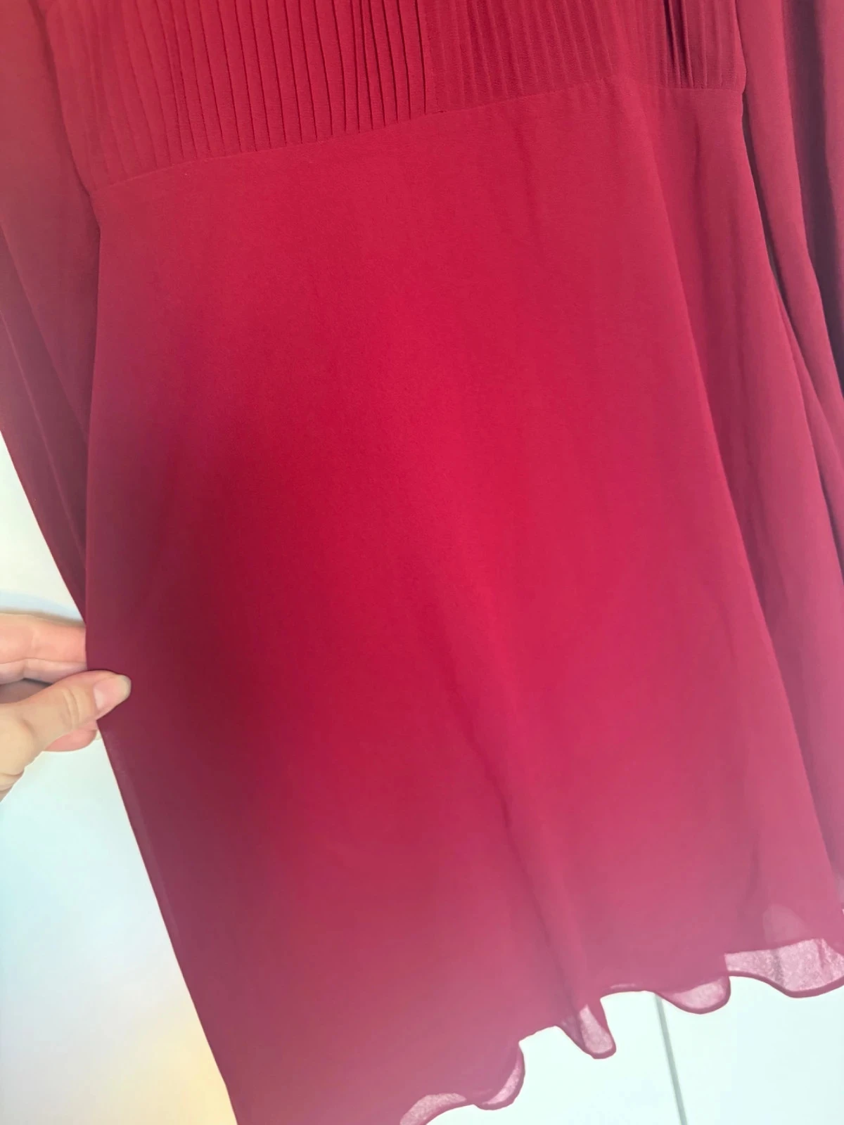 Flowy and light burgundy dress Size 34/XS – photo 3